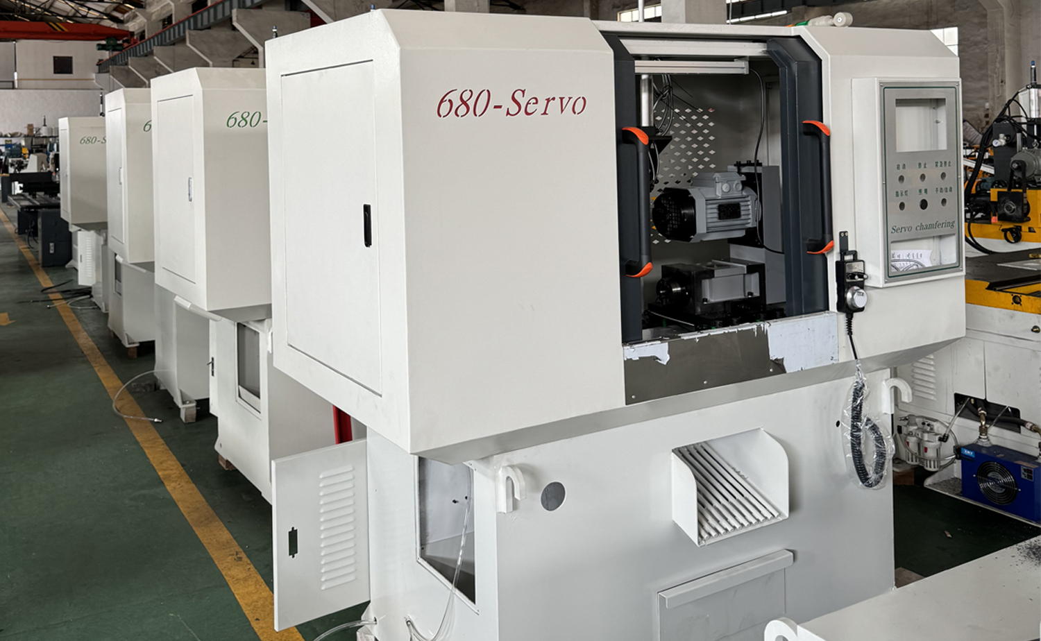 DEF680CNC-sarjan nopea servo-kaksoispäinen putken viistokone