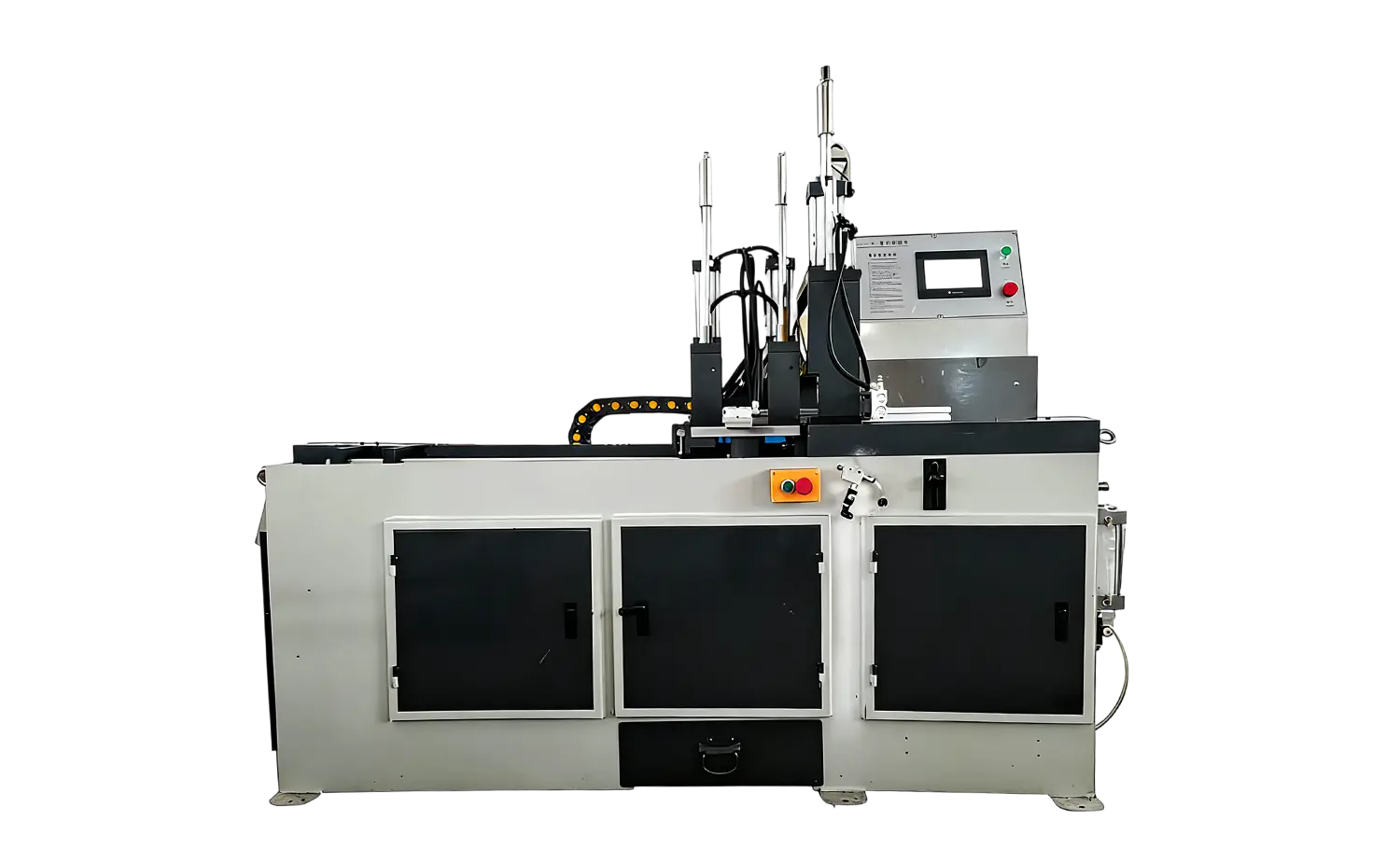 CNC360-sarjan korkean tarkkuuden täysin automaattinen hydraulinen alumiinileikkuukone